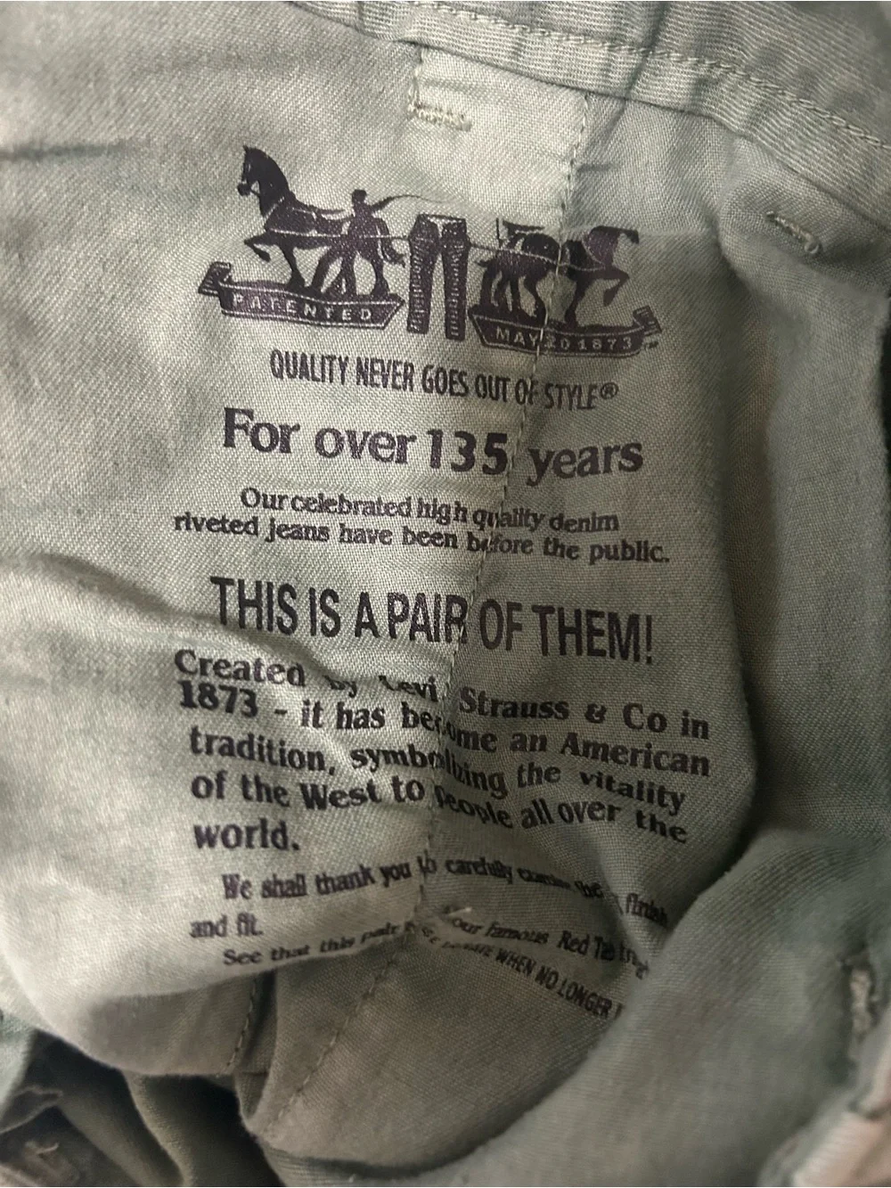 Levi’s Regular Fit Pigment Dye Shorts 32